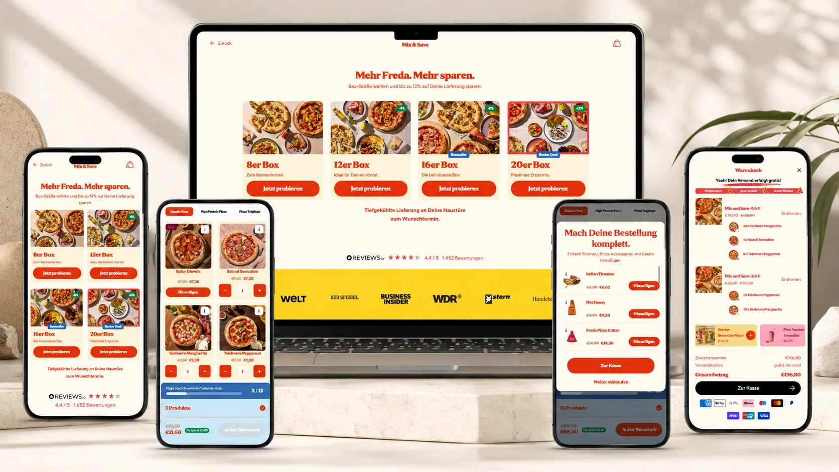 FREDA – Handgemachte Tiefkühlpizzen